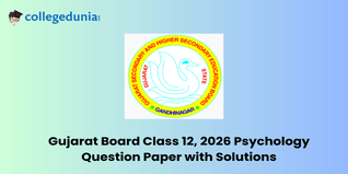 Gujarat Board 2026 Class 12 Psychology Question Paper with Solutions